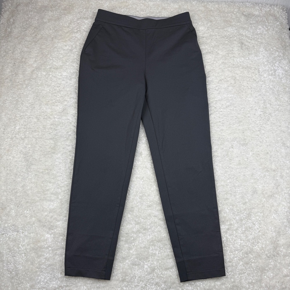 Ministry of Supply Pants Women 6 Gray Kinetic Pull-On Tapered Stretch Primeflex